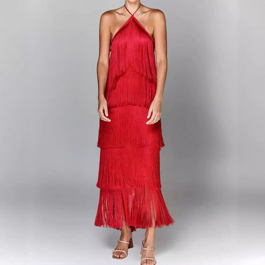 Elena® | Dress with tassels