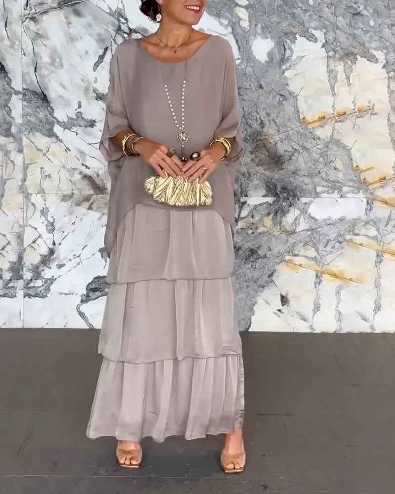 Delia® | Marianne Lange handmade layered dress
