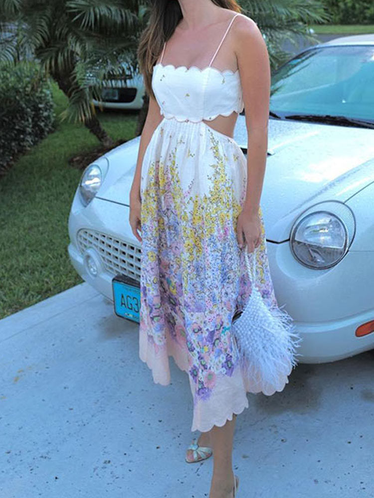 Carmen® | Floral, elegant Isabella dress with halterneck