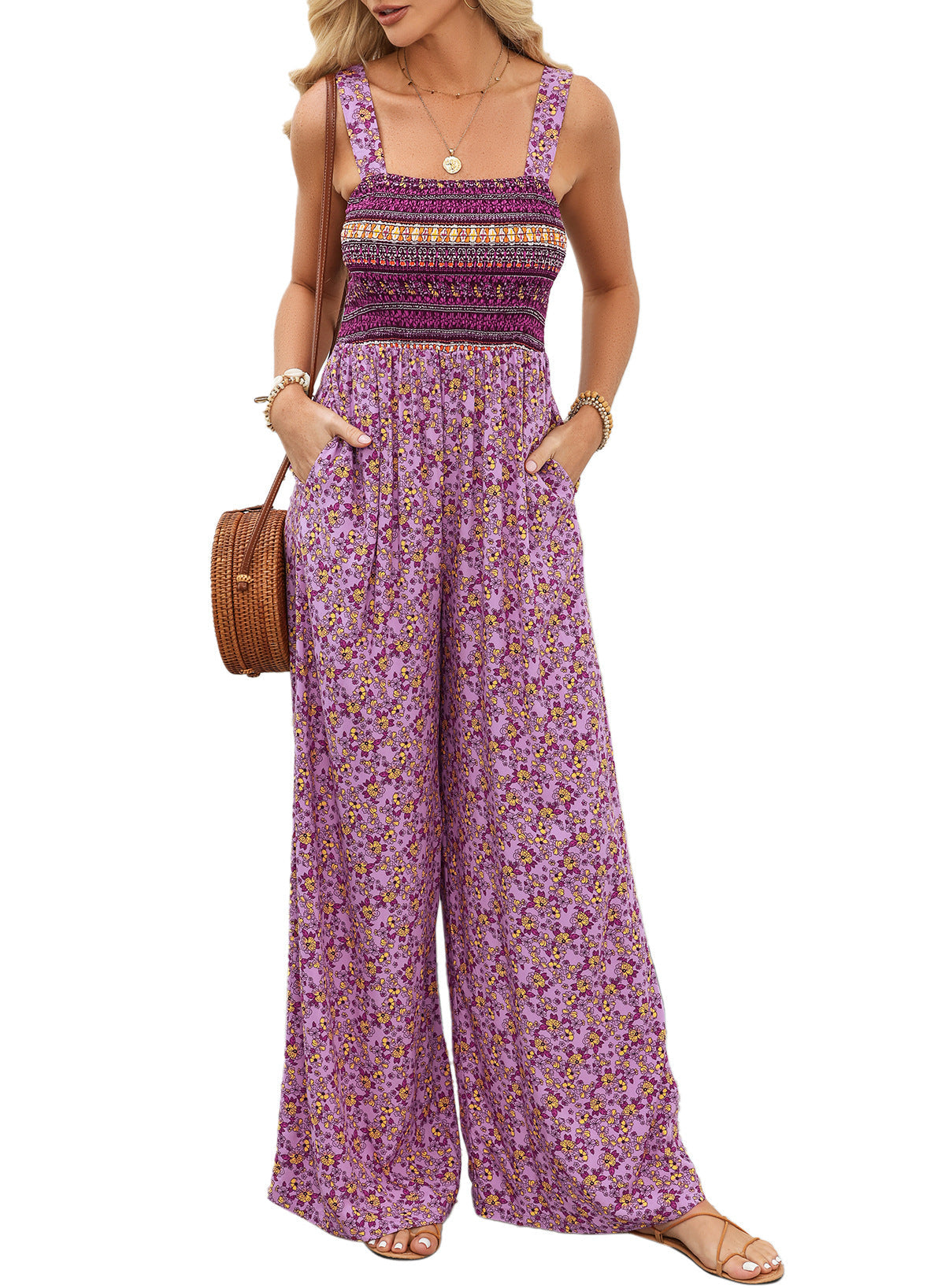 Claire | Vibrant Spring Jumpsuit for Sunny Days