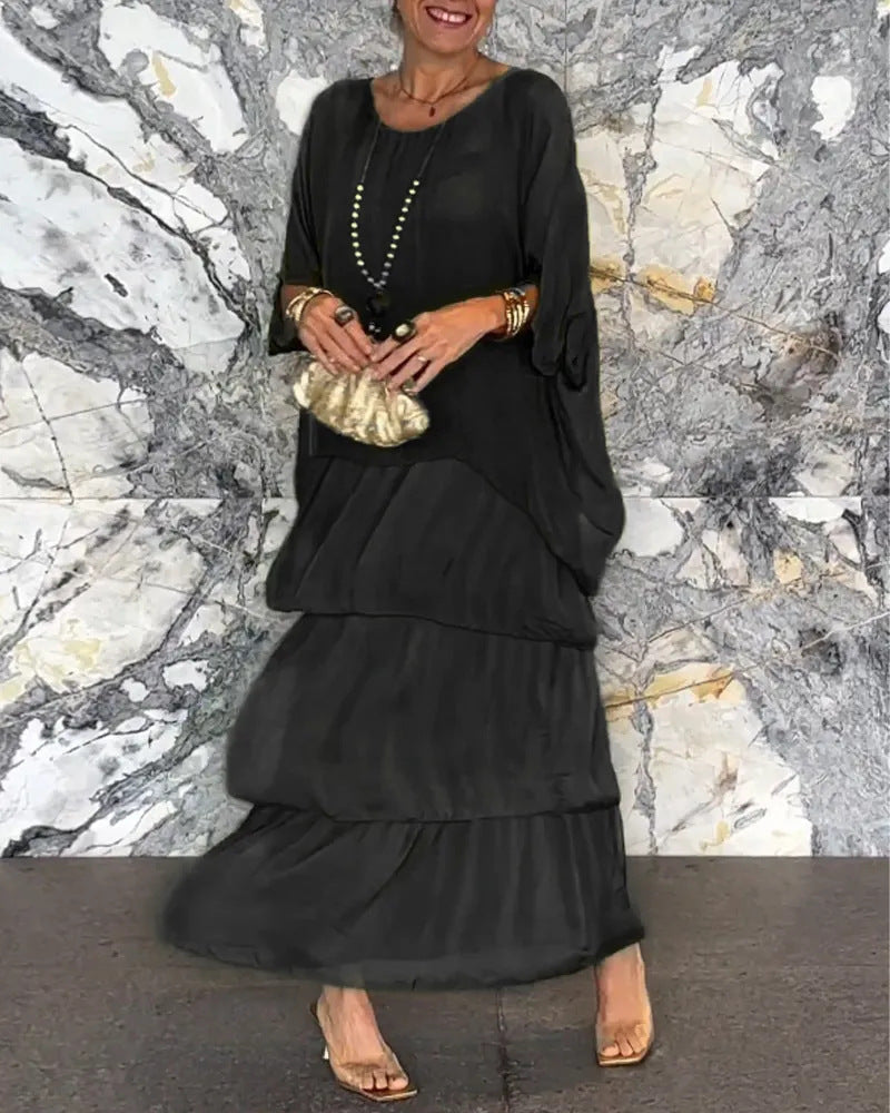 Delia® | Marianne Lange handmade layered dress