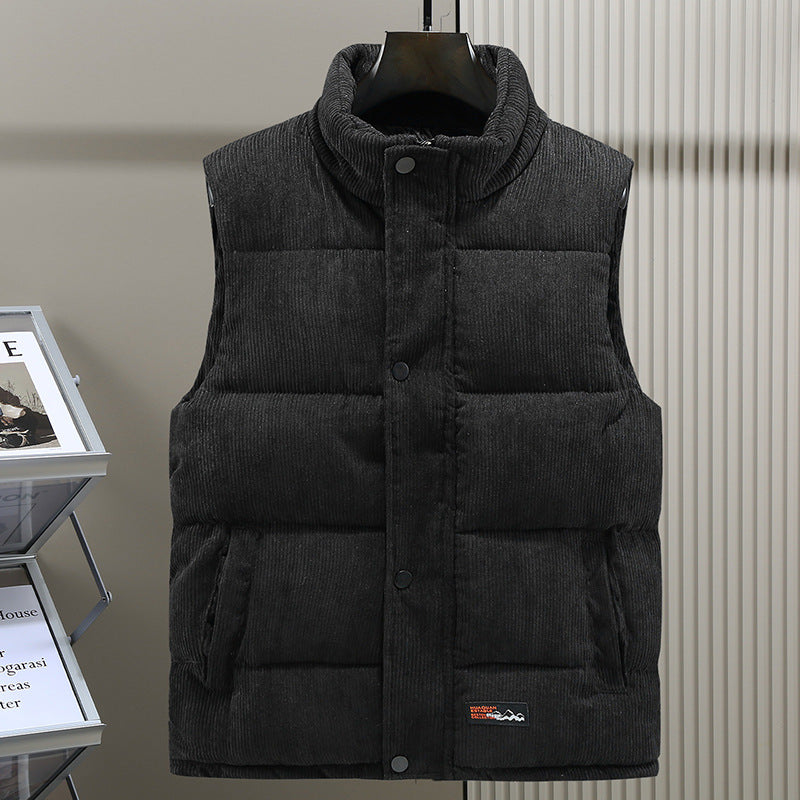 Kent | Men's Sleeveless Corduroy Puffer Vest