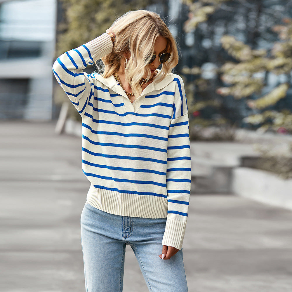 Cayetana | Classic striped knit sweater