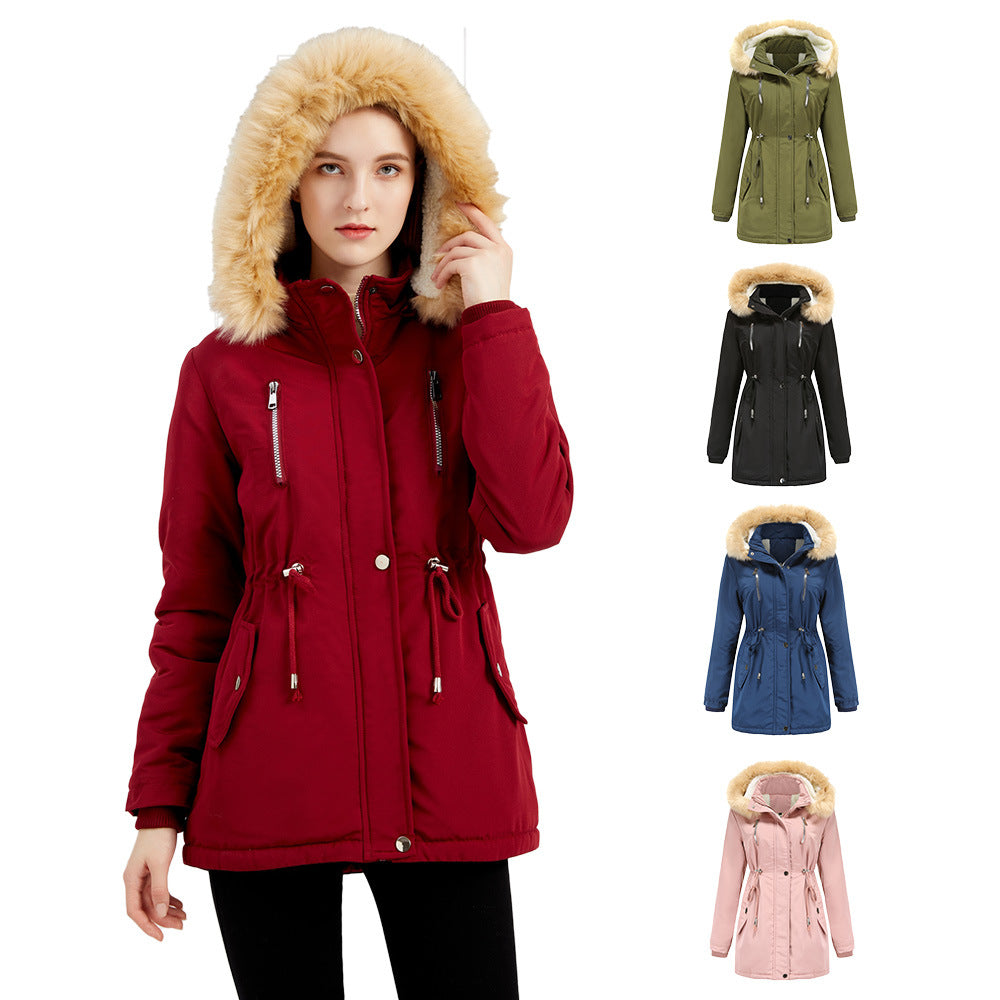 Azucena® | Thick, quilted women's coat made of lamb's wool