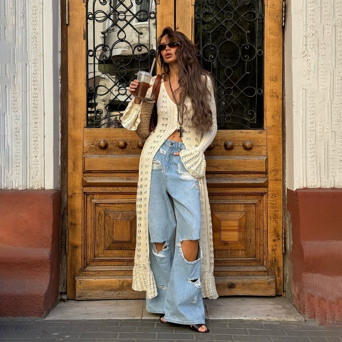 Rachel | Women's Long Boho Cardigan