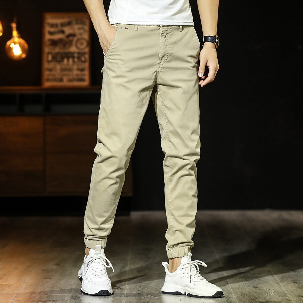 Joel | Men's Jogger Pants - Comfortable Cotton Blend, Tapered Fit