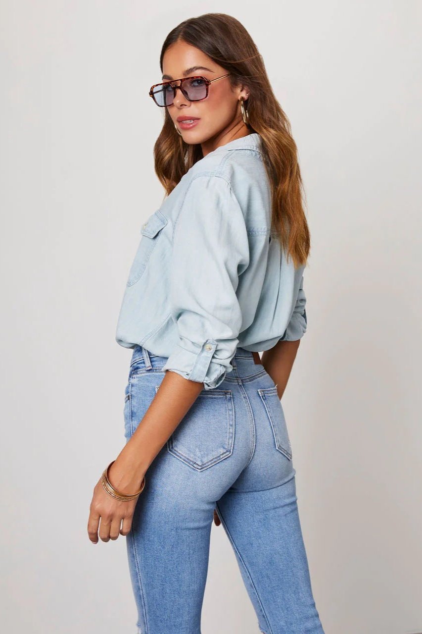 Danna® | Classic shirt with chest pockets