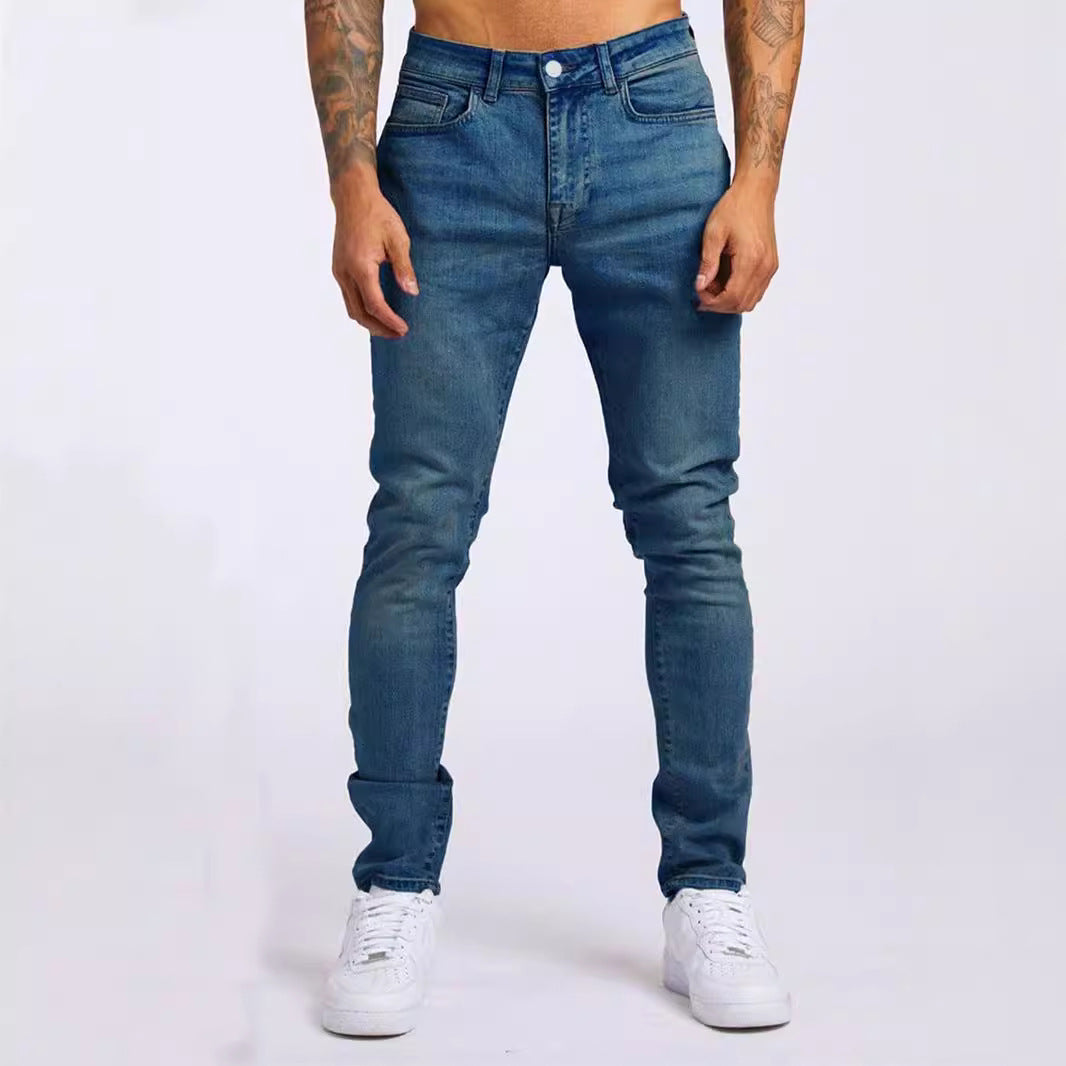 Men’s Jeans – Slim Fit – Classic Denim – Five Pocket – Full Length Casual Wear