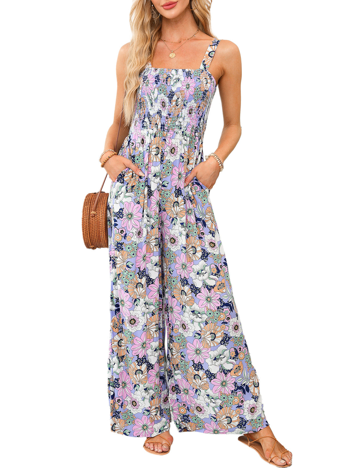 Claire | Vibrant Spring Jumpsuit for Sunny Days