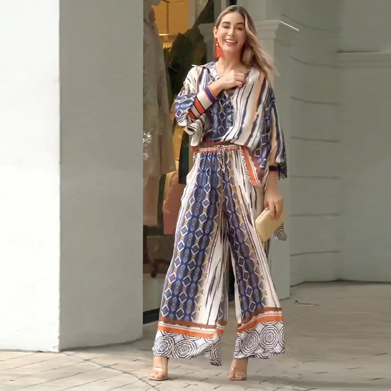 Bianca® | Bohemian blouse and pants set