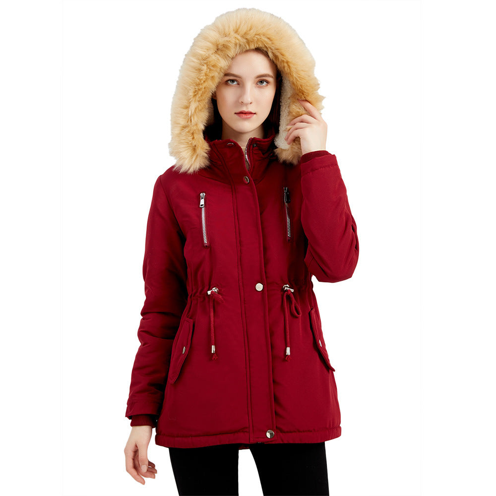 Azucena® | Thick, quilted women's coat made of lamb's wool
