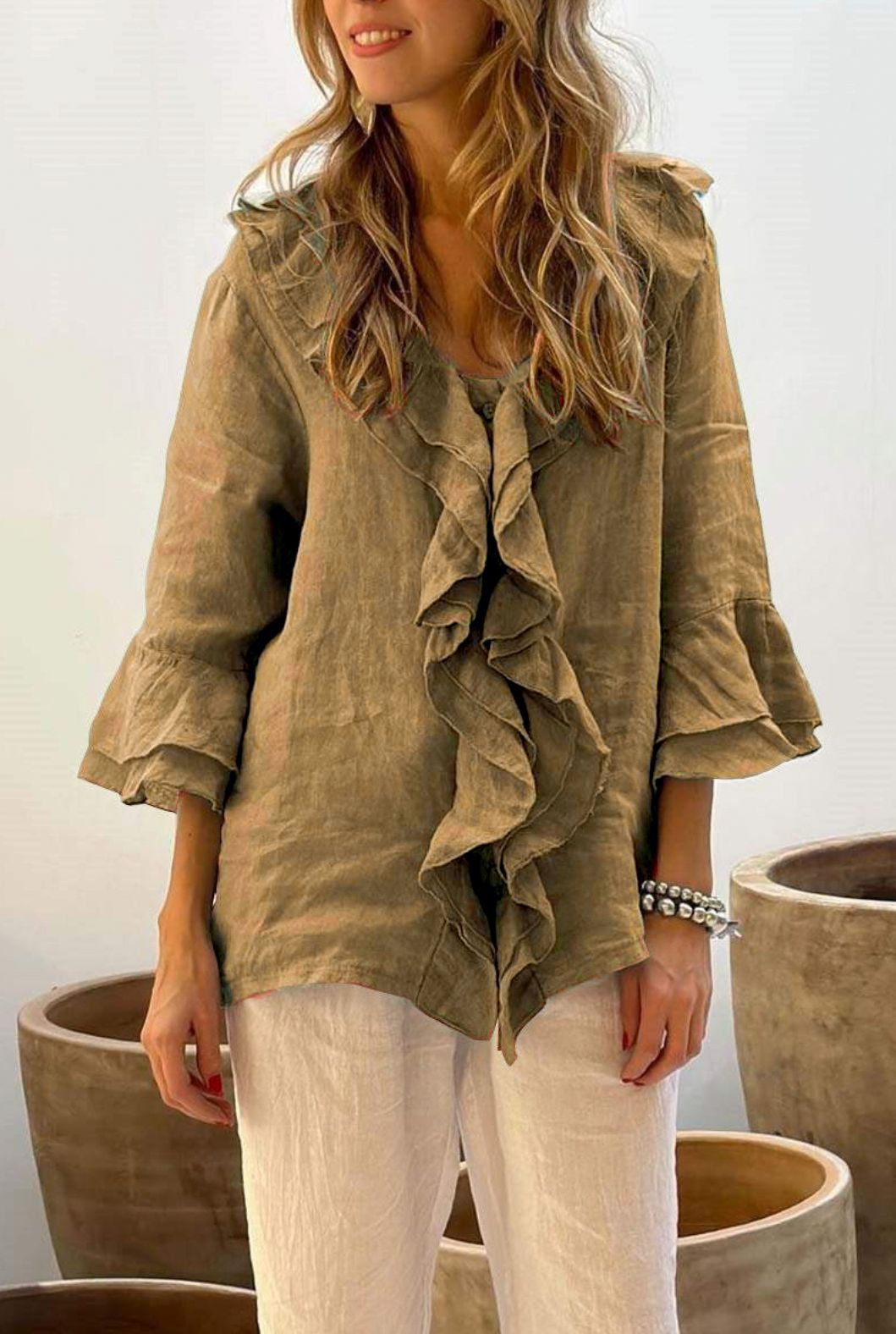 Anneliese® | Stylish Ruffle Blouse