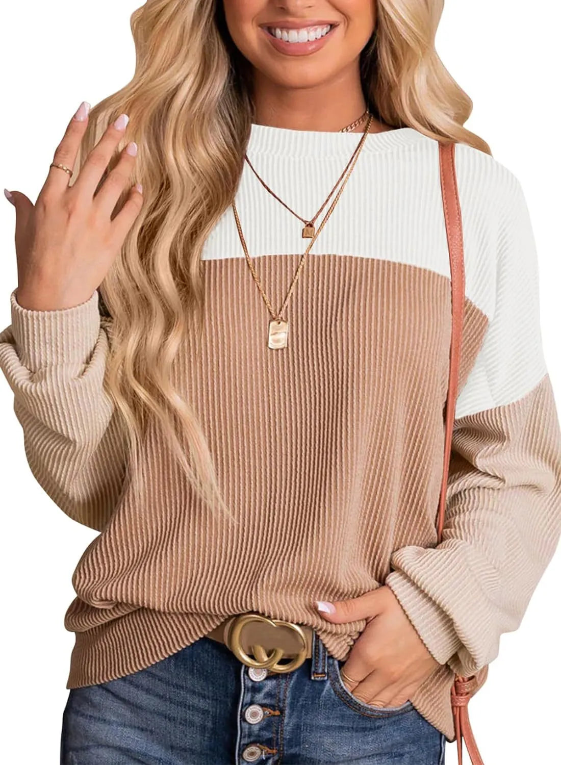 Dorotea | Casual crew neck pullover sweatshirt