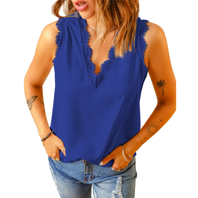 Britteon® | Women'S V-Neck Blouse Made Of Lace
