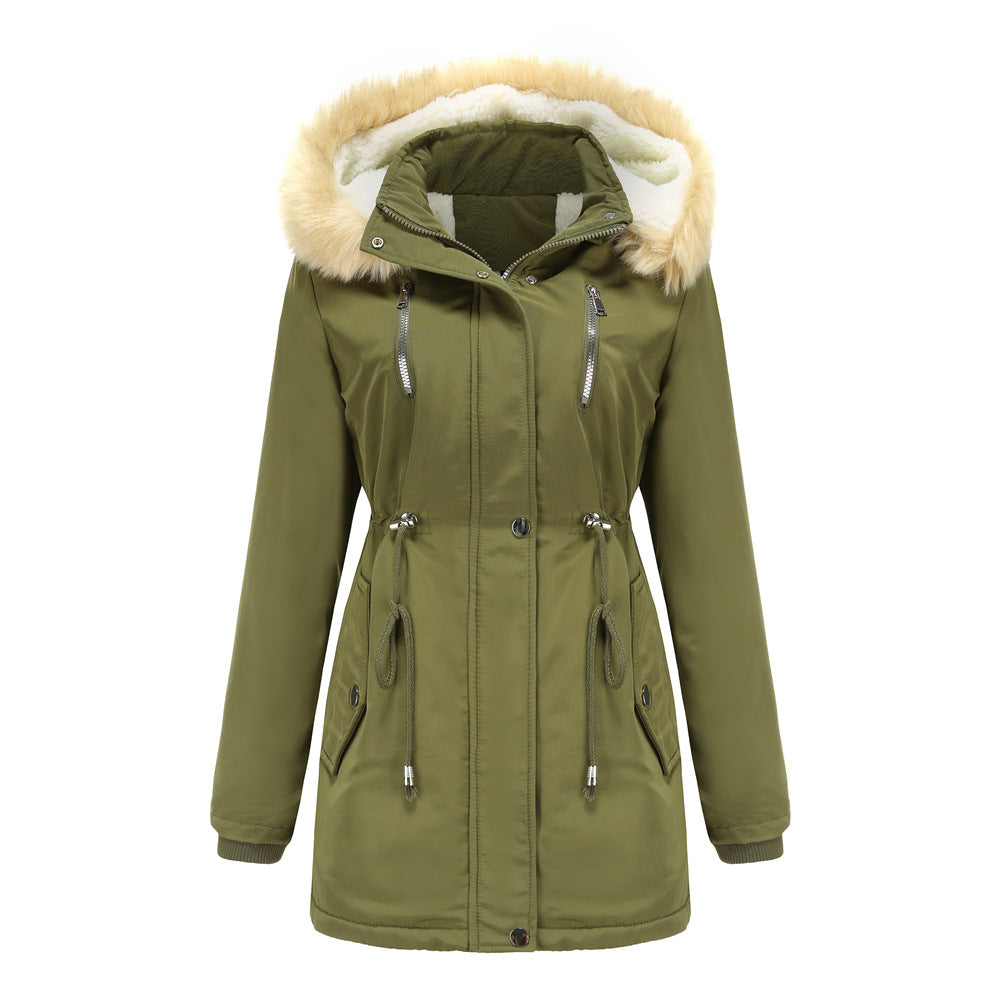Azucena® | Thick, quilted women's coat made of lamb's wool