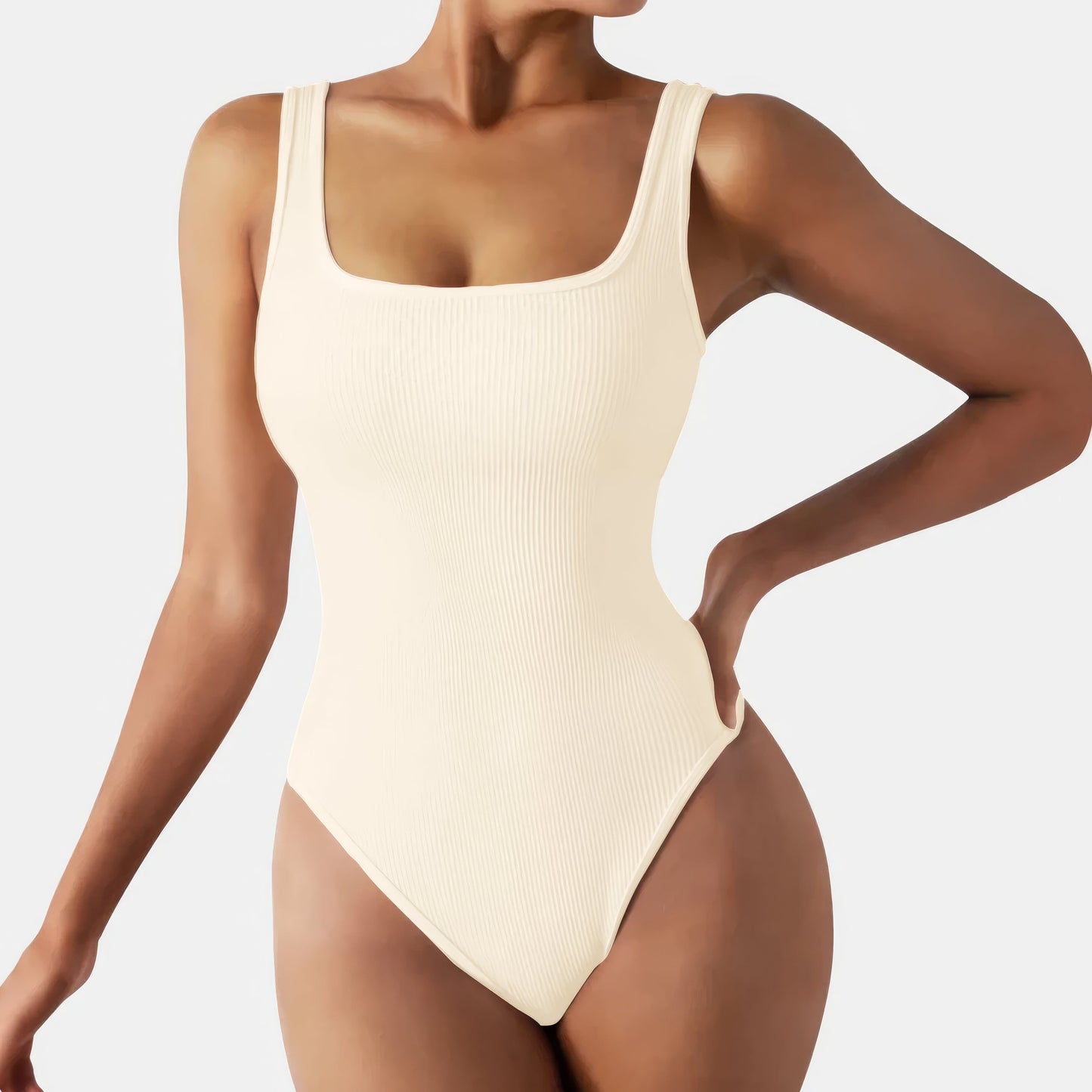 Charlotte® | Luxurious ribbed bodysuit