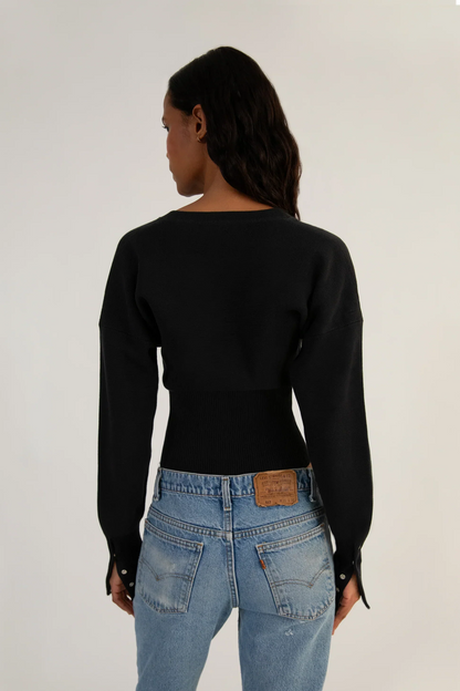 Vivian | Women's Fitted Ribbed Cardigan