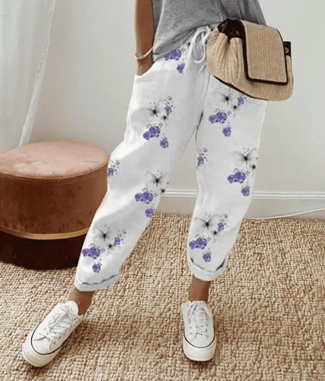 Ariadna® | Elegant trousers made of cotton and linen