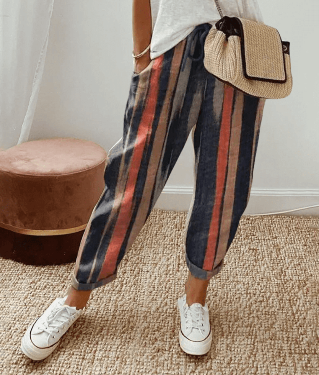 Ariadna® | Elegant trousers made of cotton and linen