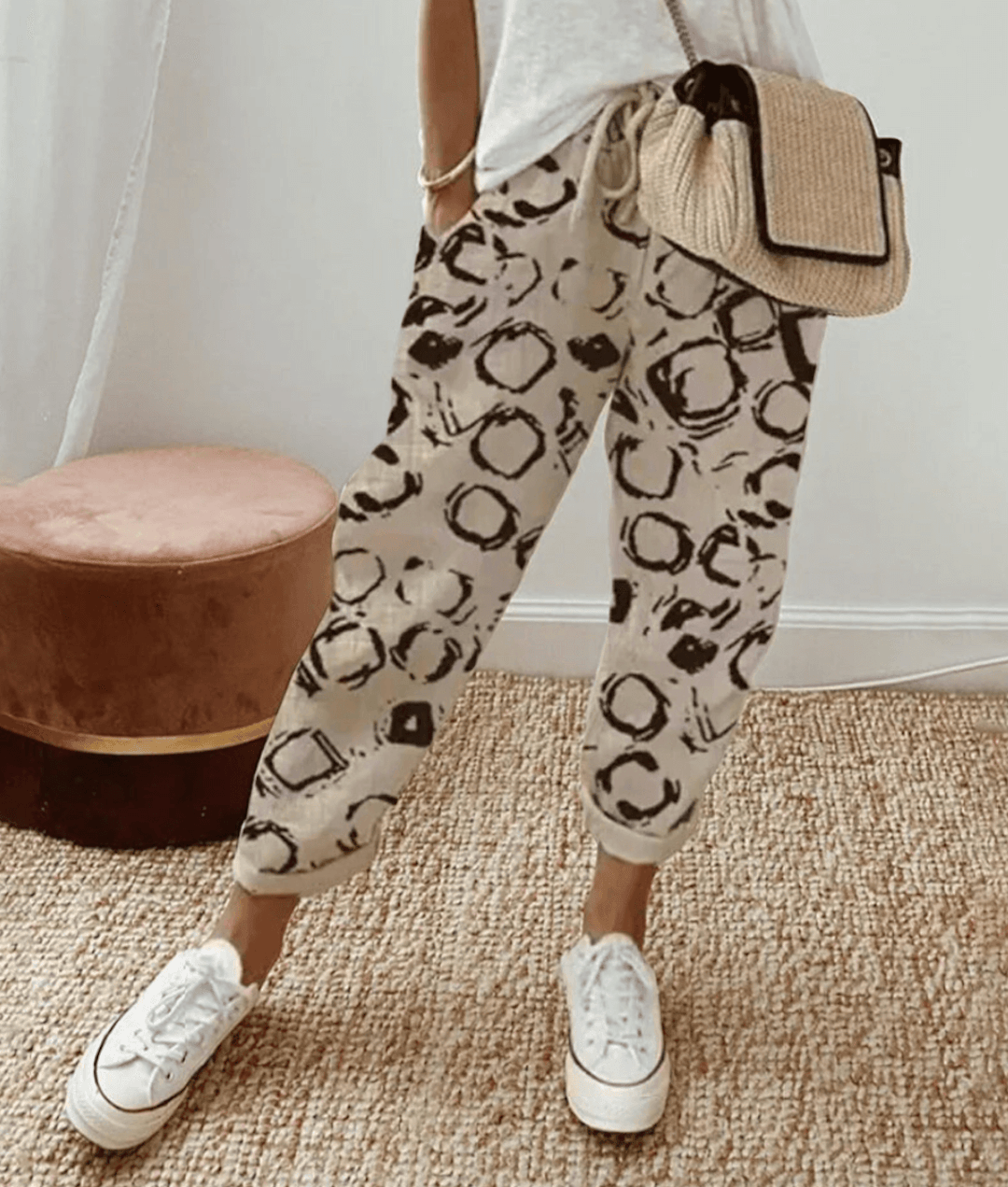 Ariadna® | Elegant trousers made of cotton and linen