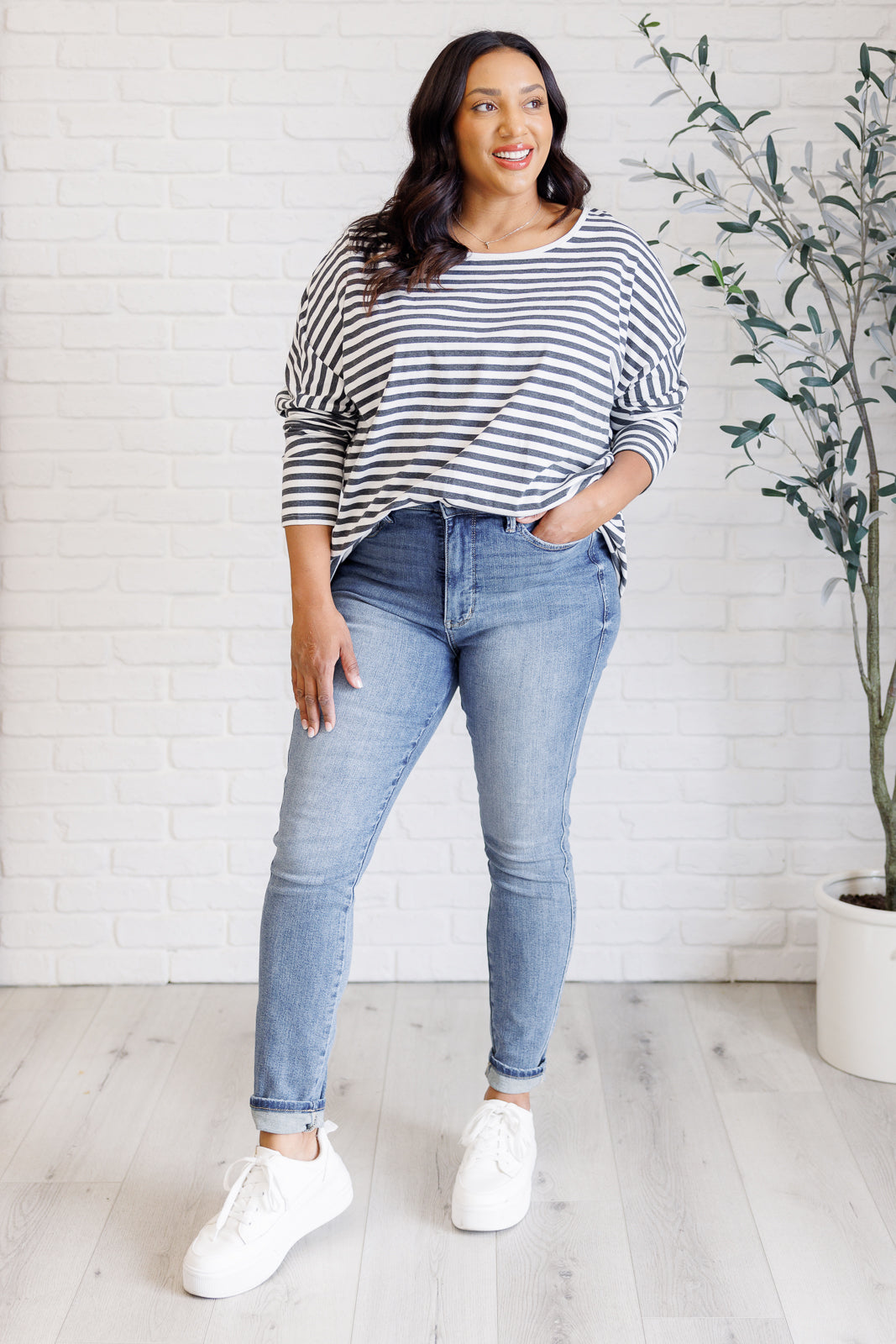 Aida® | Striped oversized top