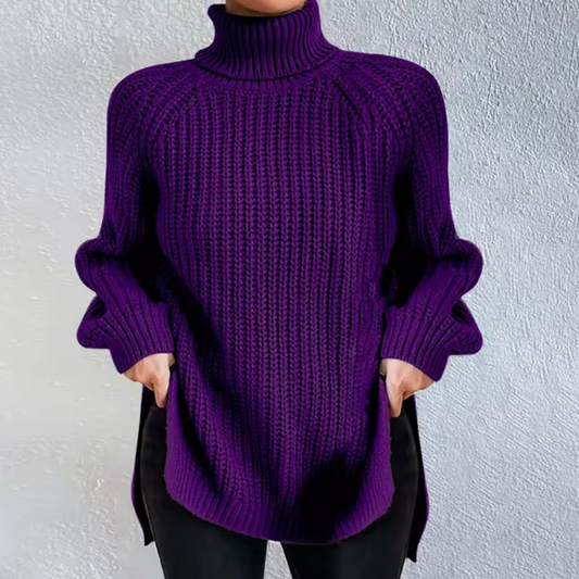 Diana® | Warm split jersey dress
