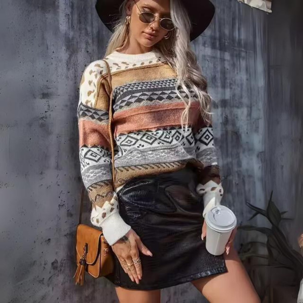 Celeste® | Vintage striped sweater