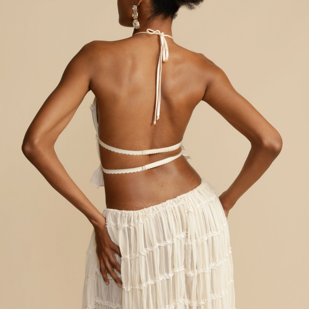 Carolina® | Halterneck top and skirt set