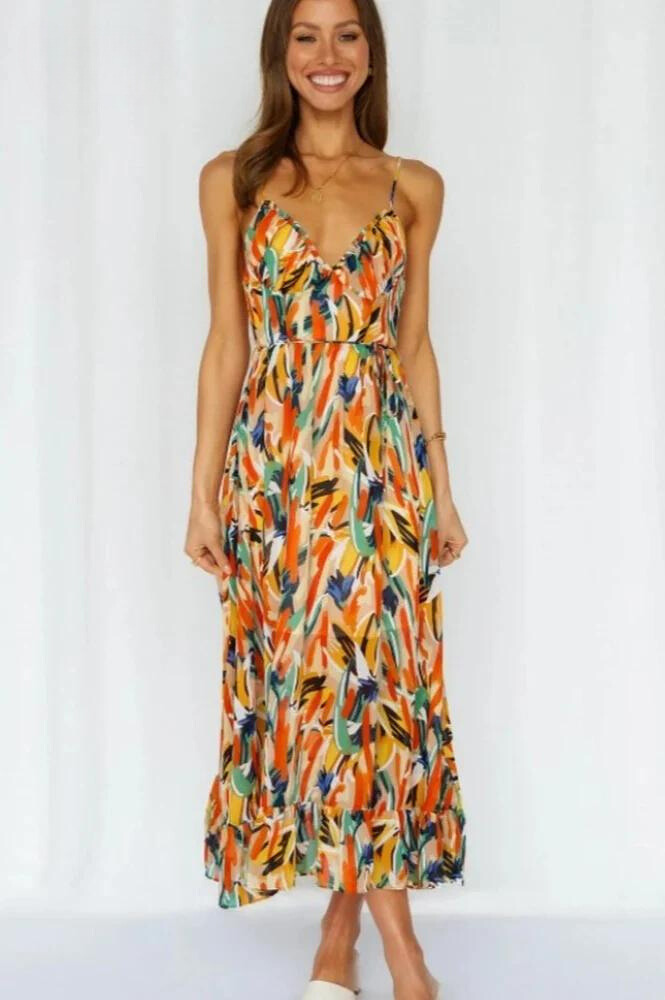 Liliana | Women’s Vibrant Lightweight Flowy Dress for Summer Days