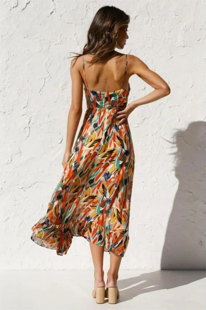 Liliana | Women’s Vibrant Lightweight Flowy Dress for Summer Days