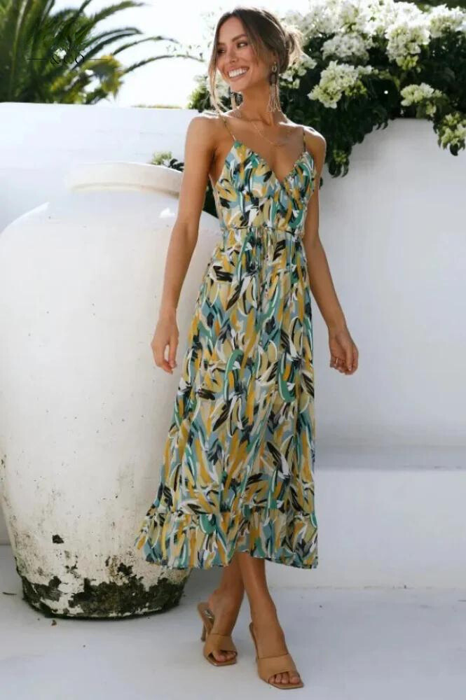 Liliana | Women’s Vibrant Lightweight Flowy Dress for Summer Days
