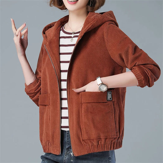 Adela® | Oversized corduroy jacket