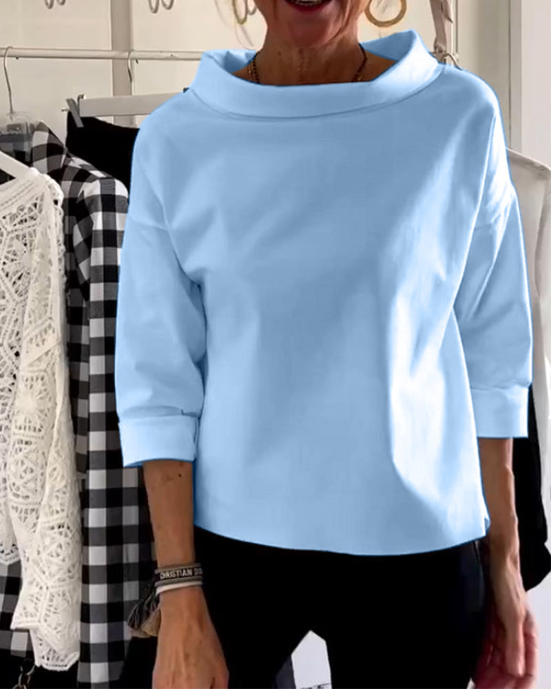 Angelines | Round neck top for women