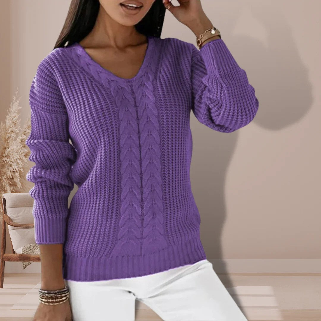Dalia® | Knitted sweater with structure