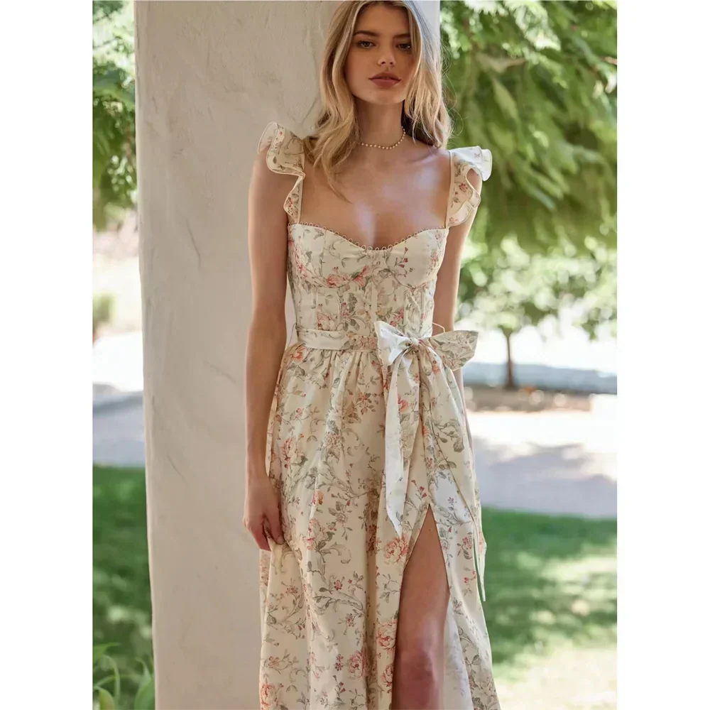 Cristina® | Bow Detail Polyester Summer