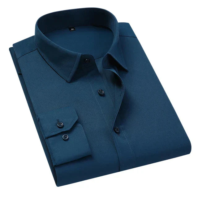 Bernard | Classic Men's Formal Long Sleeve Shirt with Pocket