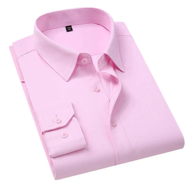 Bernard | Classic Men's Formal Long Sleeve Shirt with Pocket
