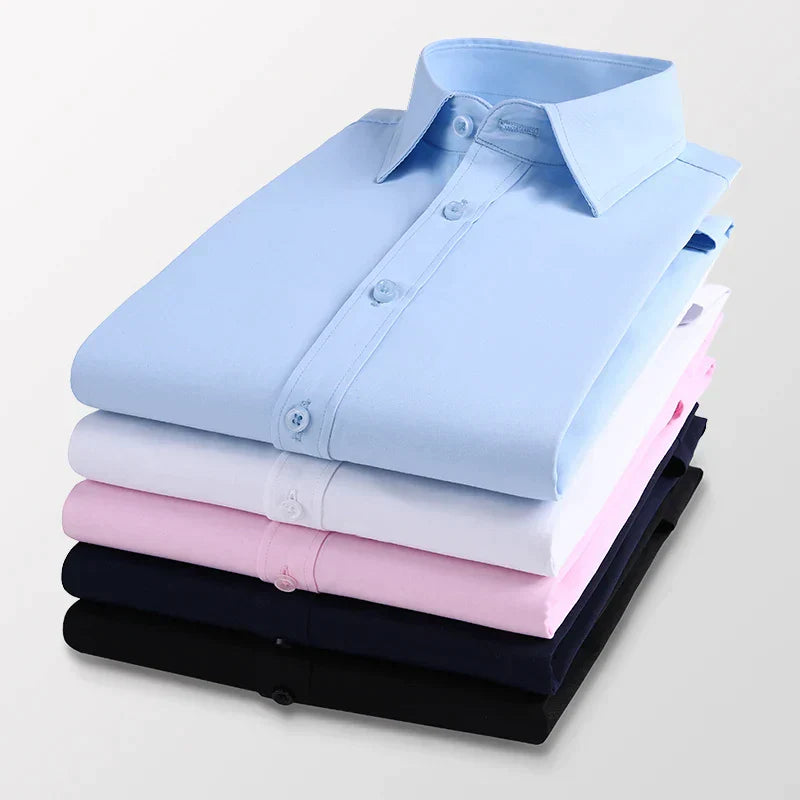 Bernard | Classic Men's Formal Long Sleeve Shirt with Pocket