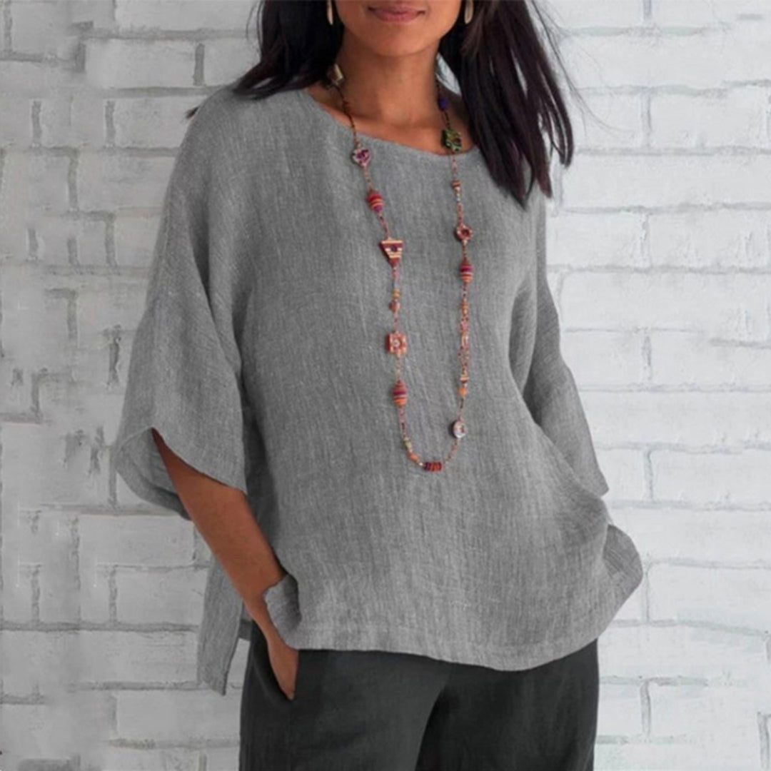 Brittli® | Blouse Casual Linen For Everyday Suitable For Women