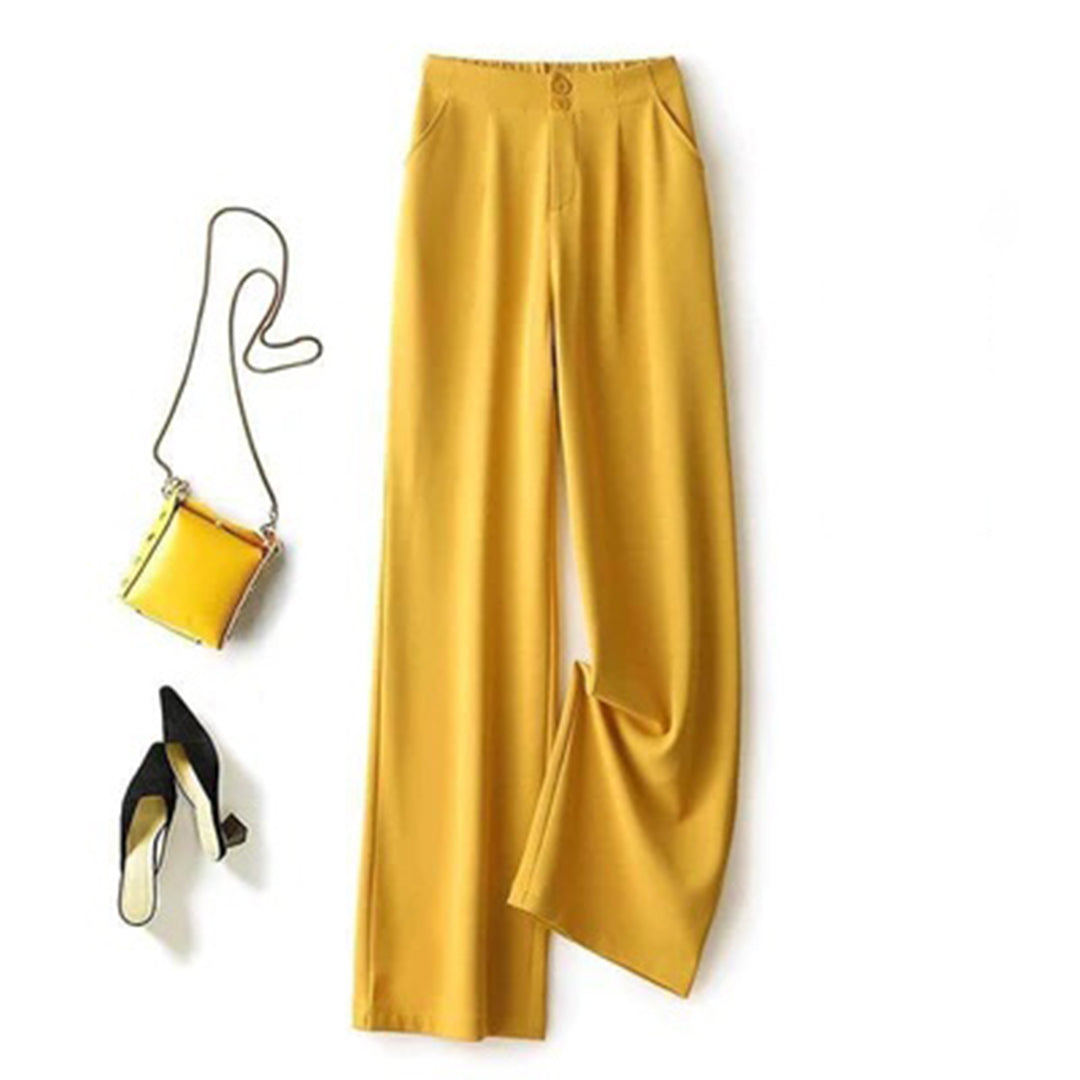Michelle | High-Waisted Wide Leg Pants - Lightweight and Breathable