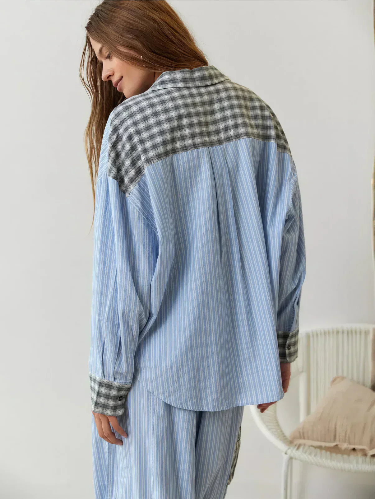 Stacy | Women's Long Sleeve Button-Down Pajama Set