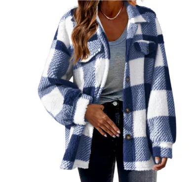 Amira | Women's jacket with checked pattern