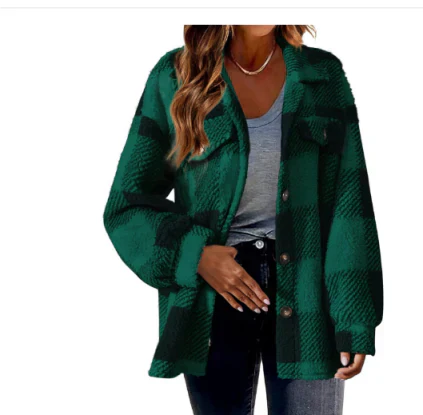 Amira | Women's jacket with checked pattern