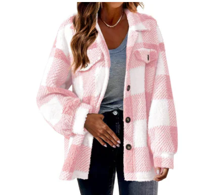 Amira | Women's jacket with checked pattern