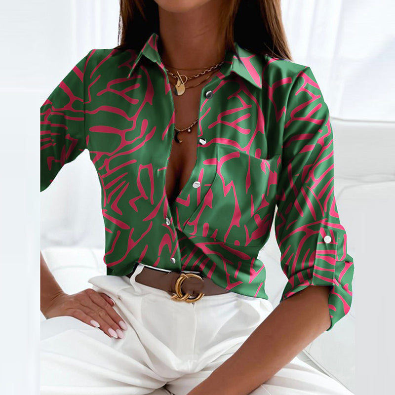 Ariadna® | Blouse With Turn-Down Collar