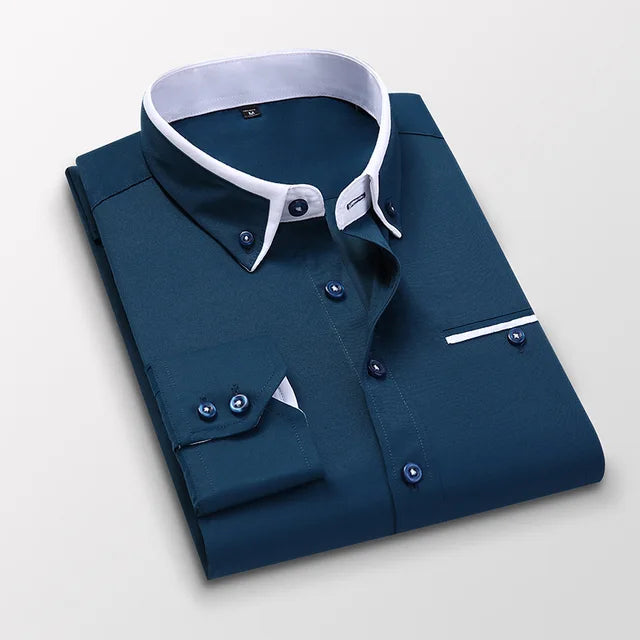 Ike | Stylish Casual Long Sleeve Shirt for Men