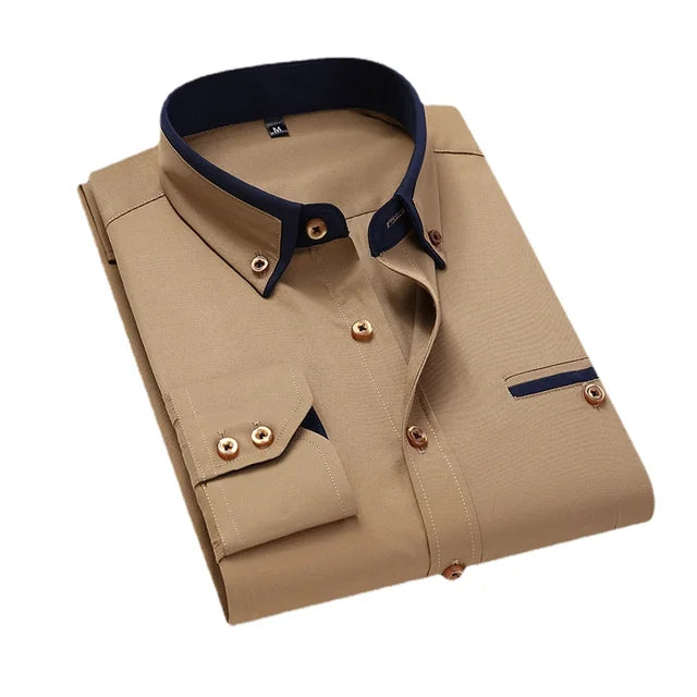 Ike | Stylish Casual Long Sleeve Shirt for Men