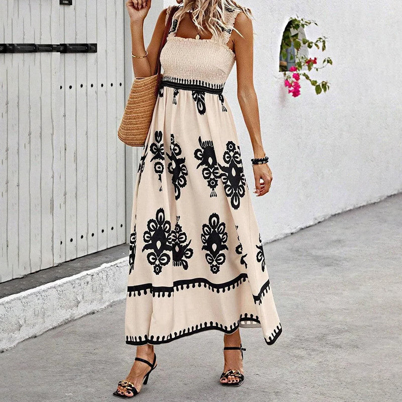 Antonella® | Elegant Maxi Dress With Retro Style