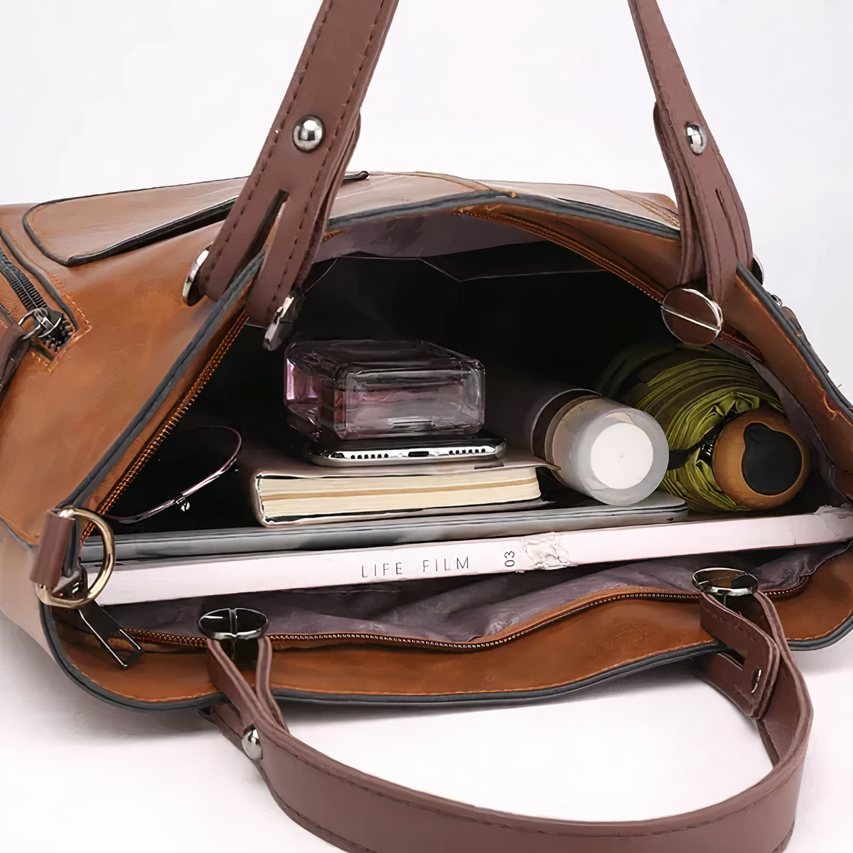 Diana® | Vintage style leather shoulder bag