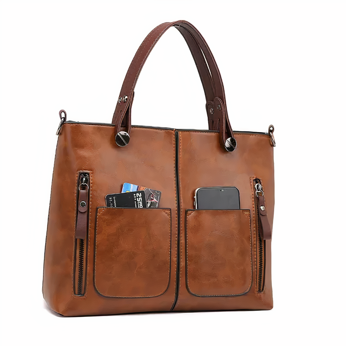 Diana® | Vintage style leather shoulder bag